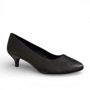 TROTTERS® Kiera Black Leather Pump, New In Box! Size 10.5 WW